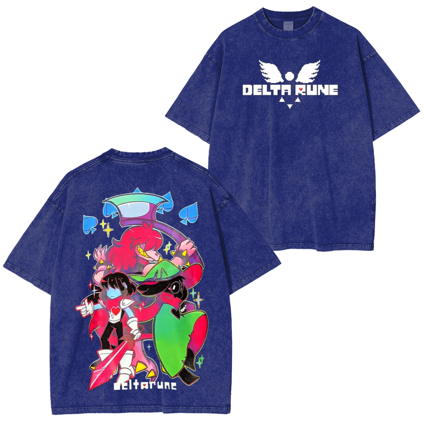 Deltarune Game Graphic Unisex Washed T-Shirt