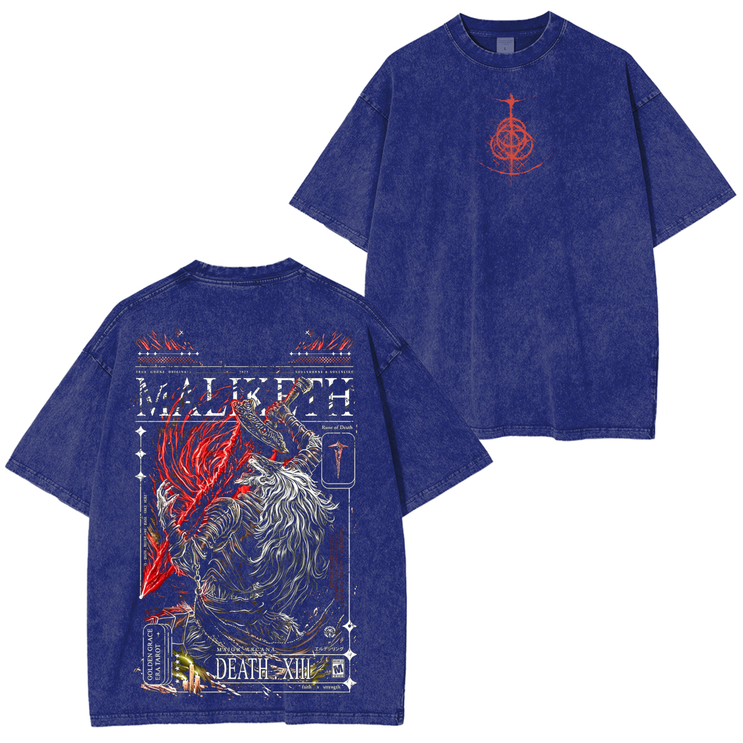 Elden Ring Graphic Graphic Unisex Washed T-Shirt
