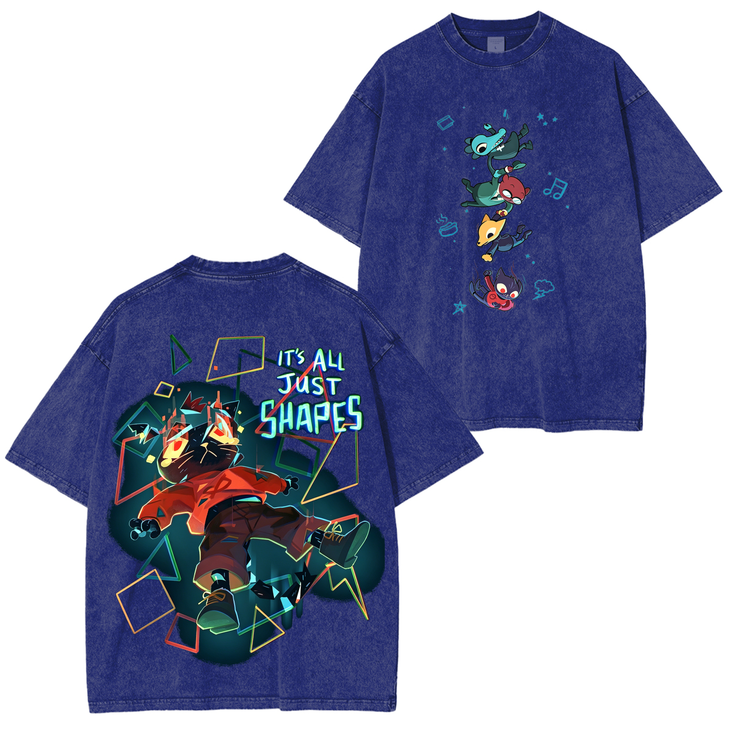 Night in the Woods Game  Unisex Washed T-Shirt