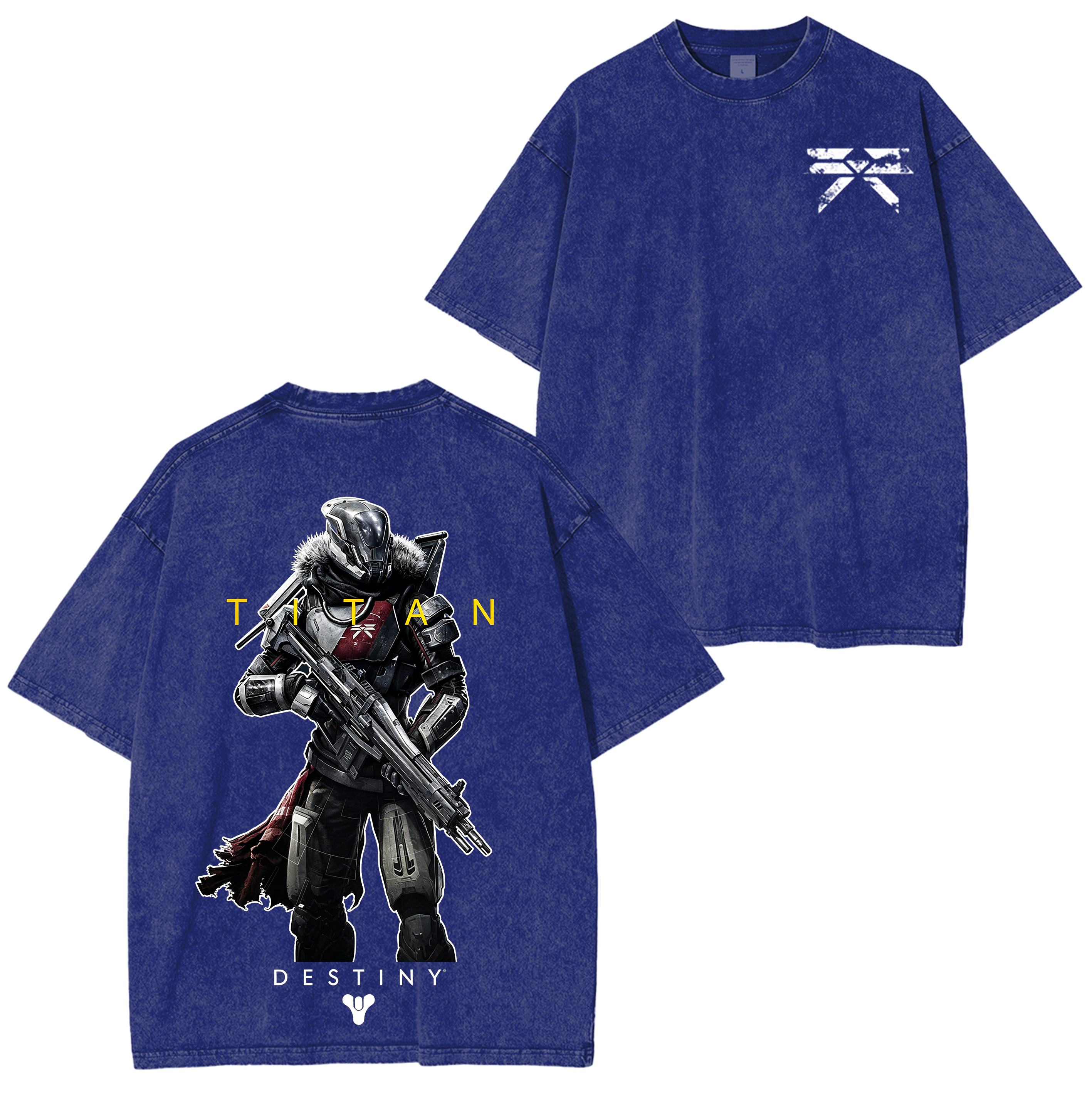 Destiny 2 Titan Game Unisex Washed T-Shirt