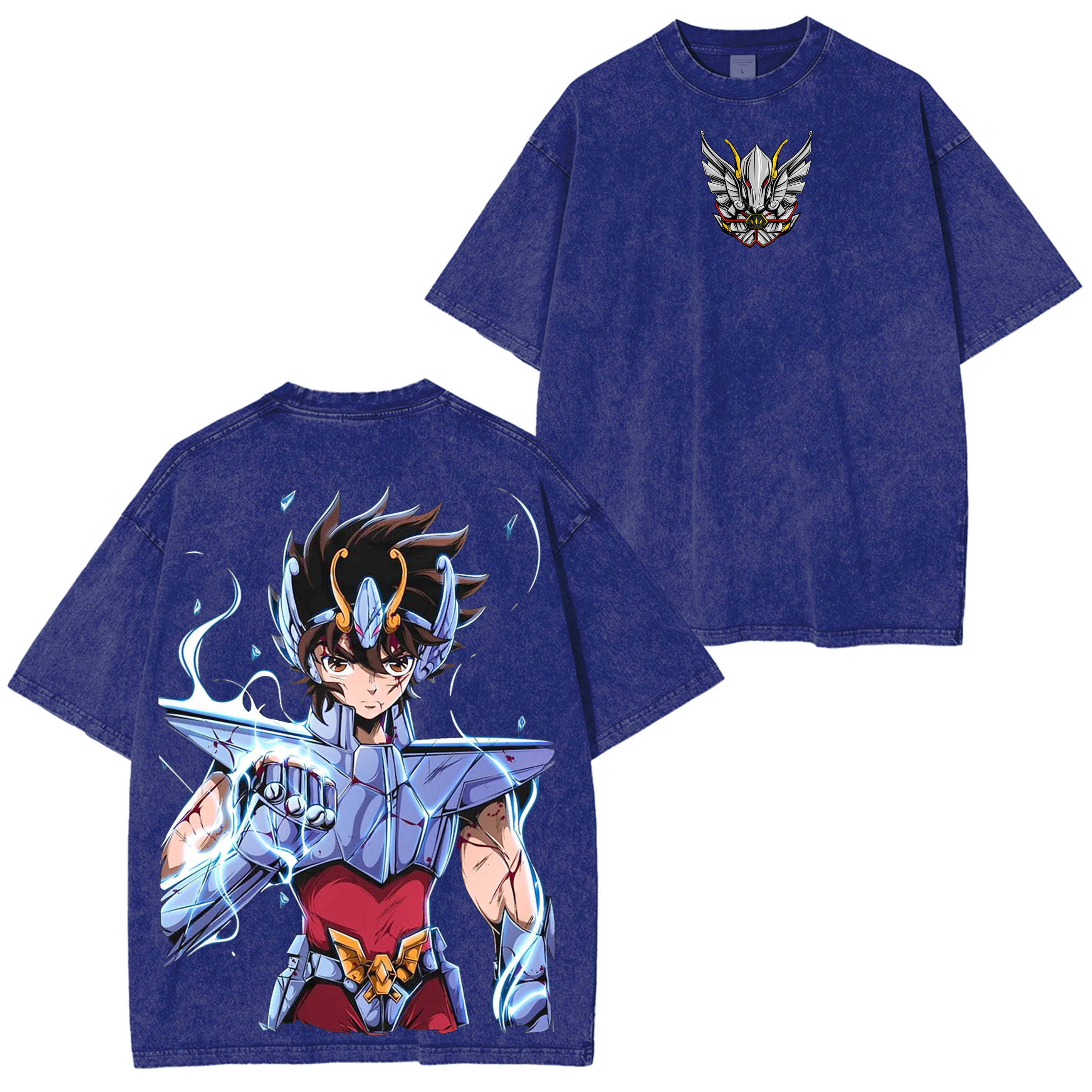 Saint Seiya  Anime Unisex Washed T-Shirt