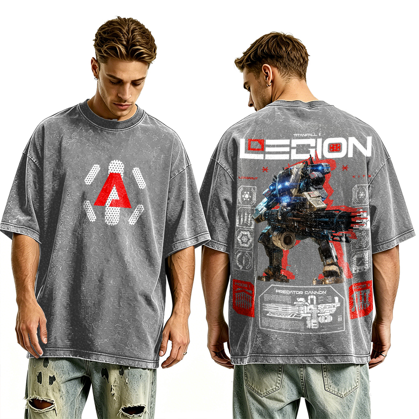 Legion Titanfall  Unisex Washed T-Shirt