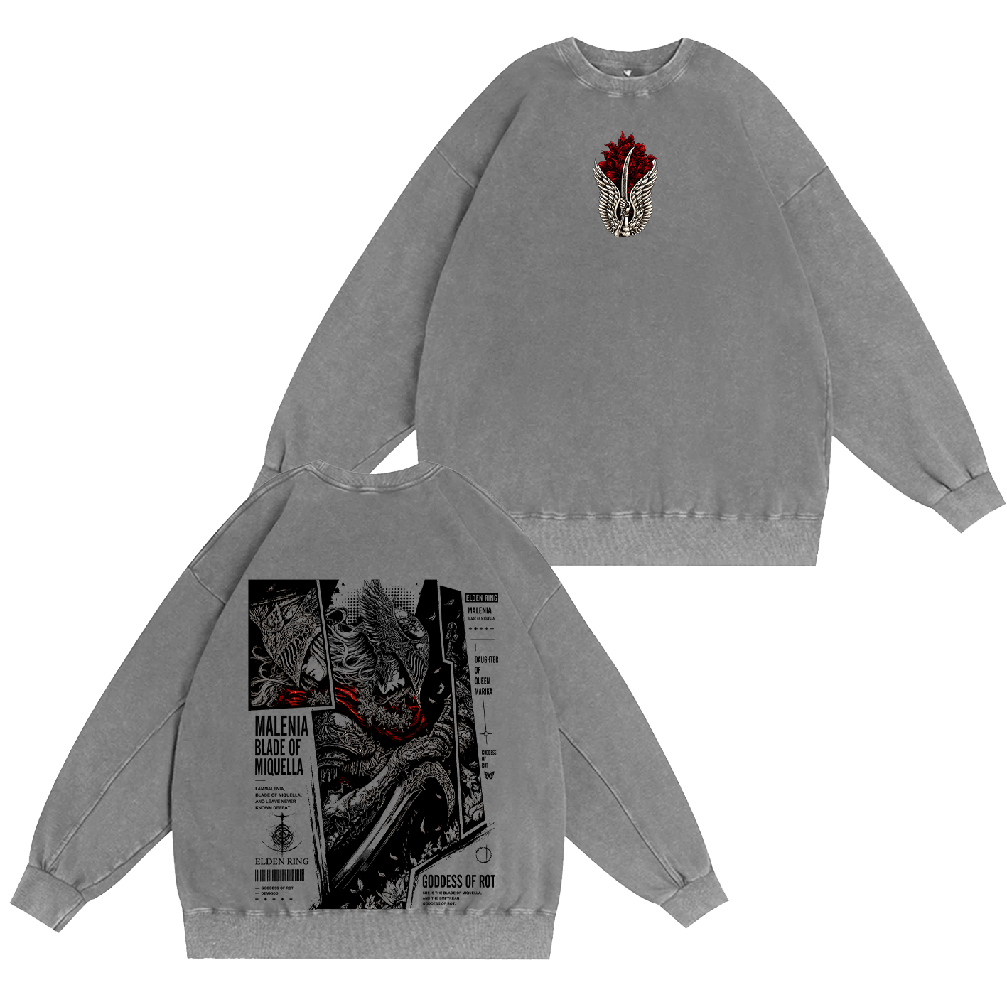Malenia Elden Ring Washed T-shirt/Crewneck/Hoodie