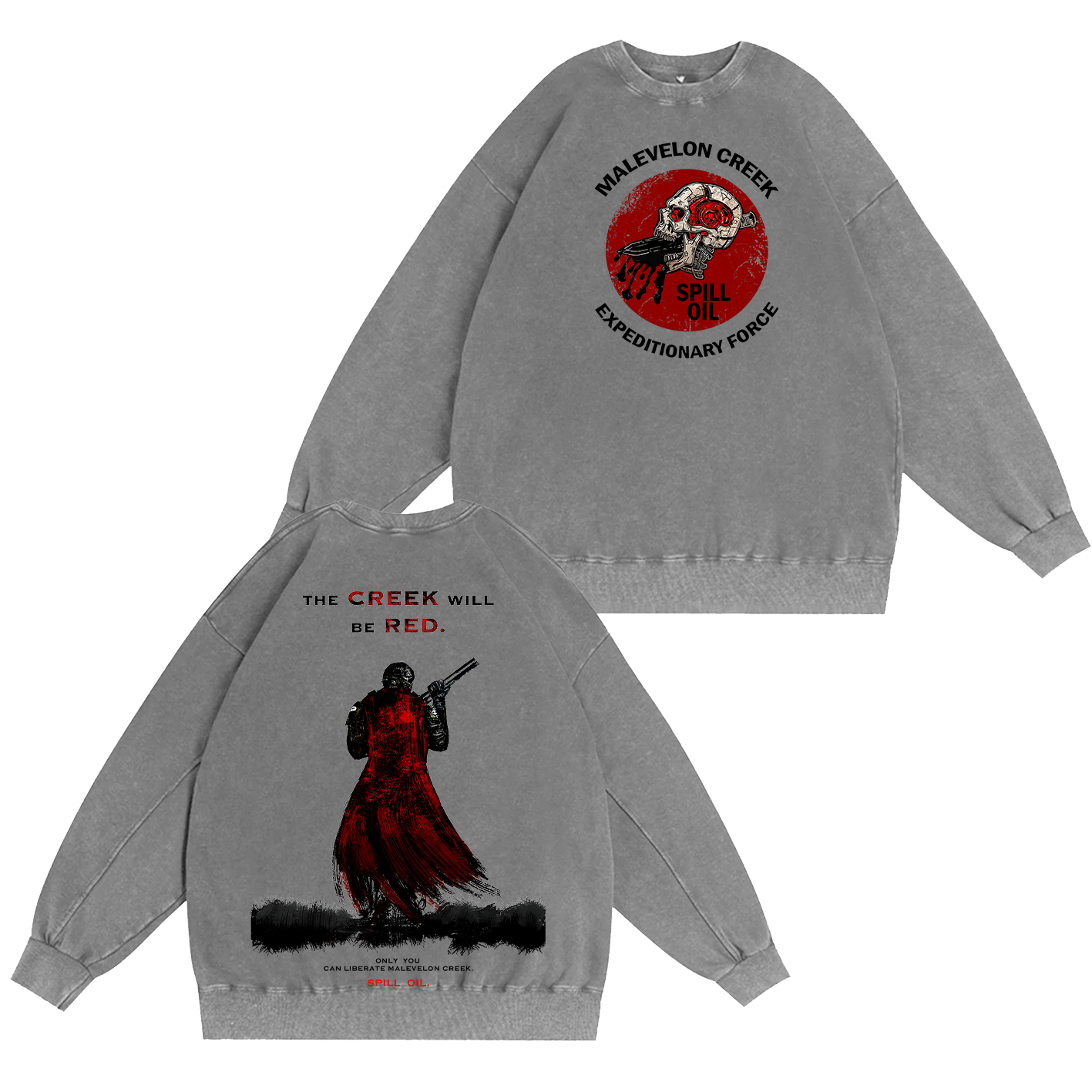 Helldivers 2 Game Washed T-shirt/Crewneck/Hoodie
