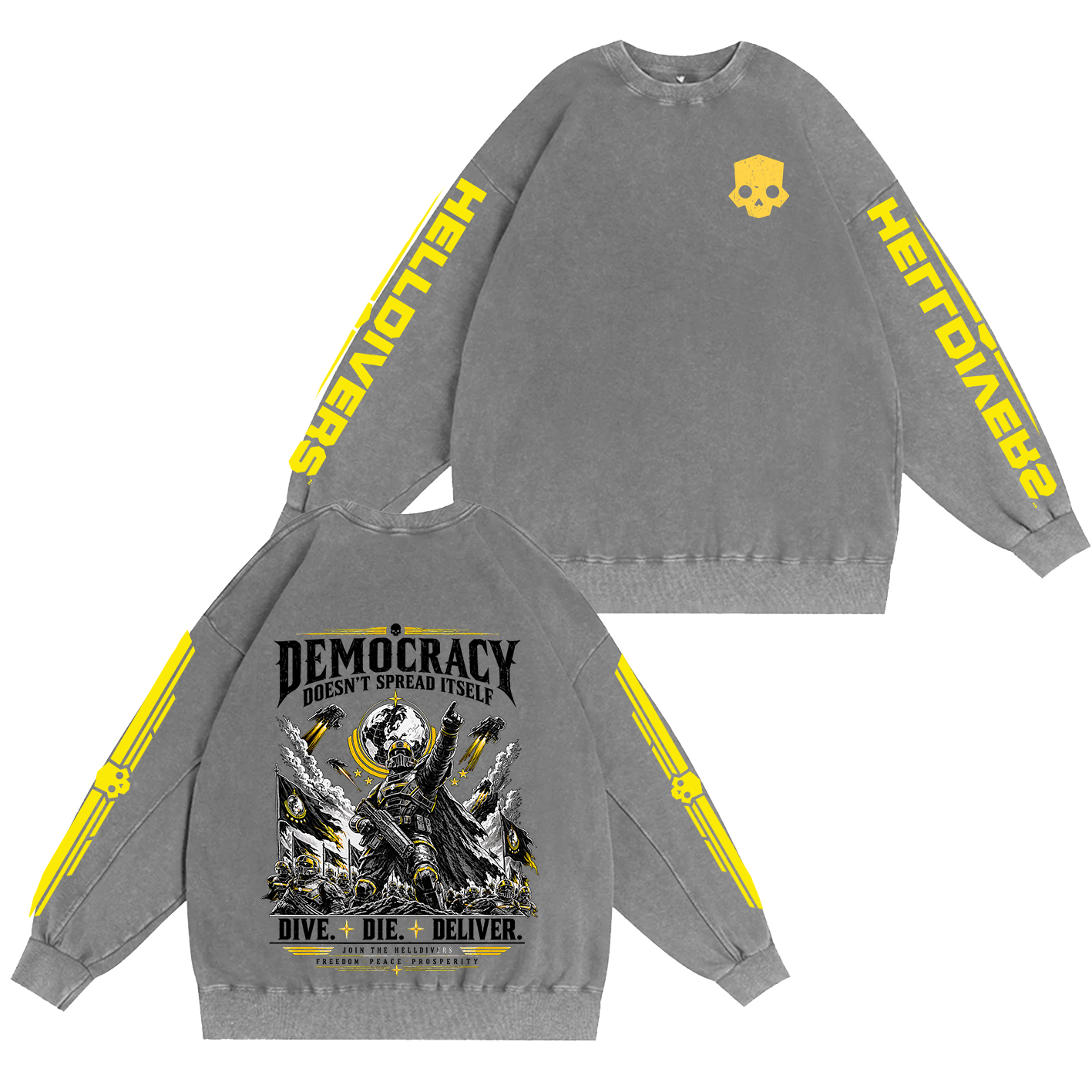 Helldivers Oversized T-shirt/Crewneck/Hoodie
