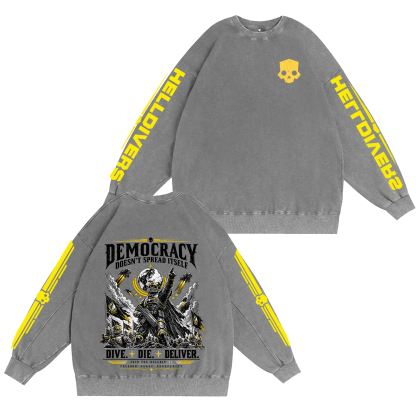 Helldivers Oversized T-shirt/Crewneck/Hoodie