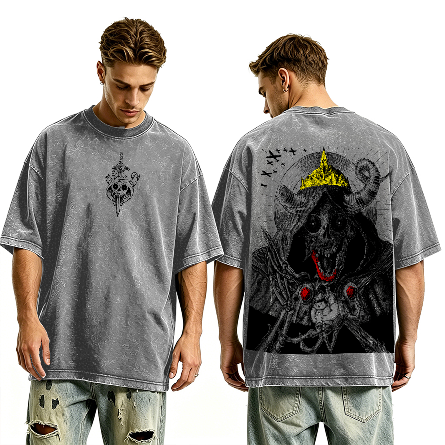 The Lich Vintage Graphic Tee, Dark Fantasy Adventure Time Shirt/Crewneck/Hoodie