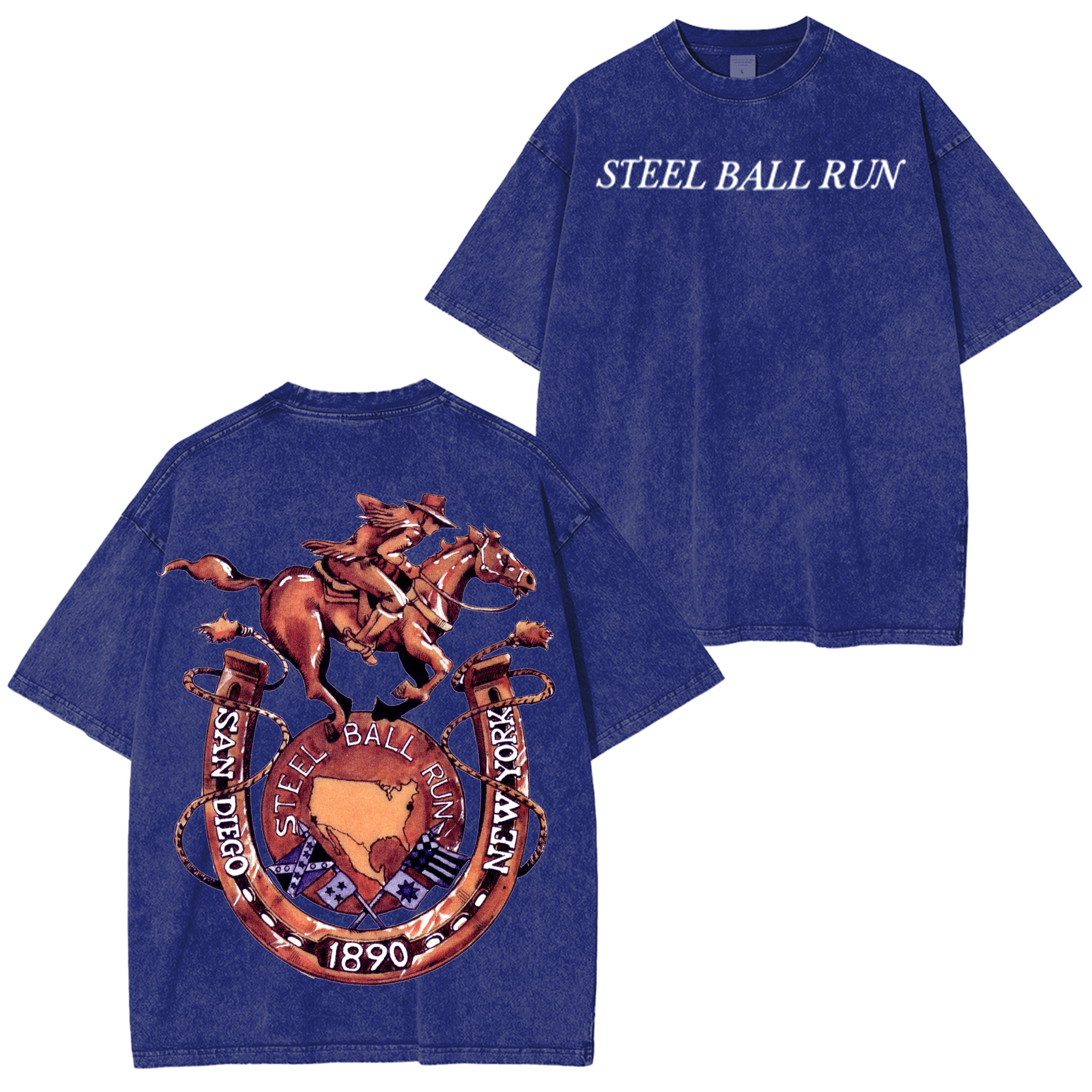 Steel Ball Run,Jojo Anime Oversized T-shirt/Crewneck/Hoodie