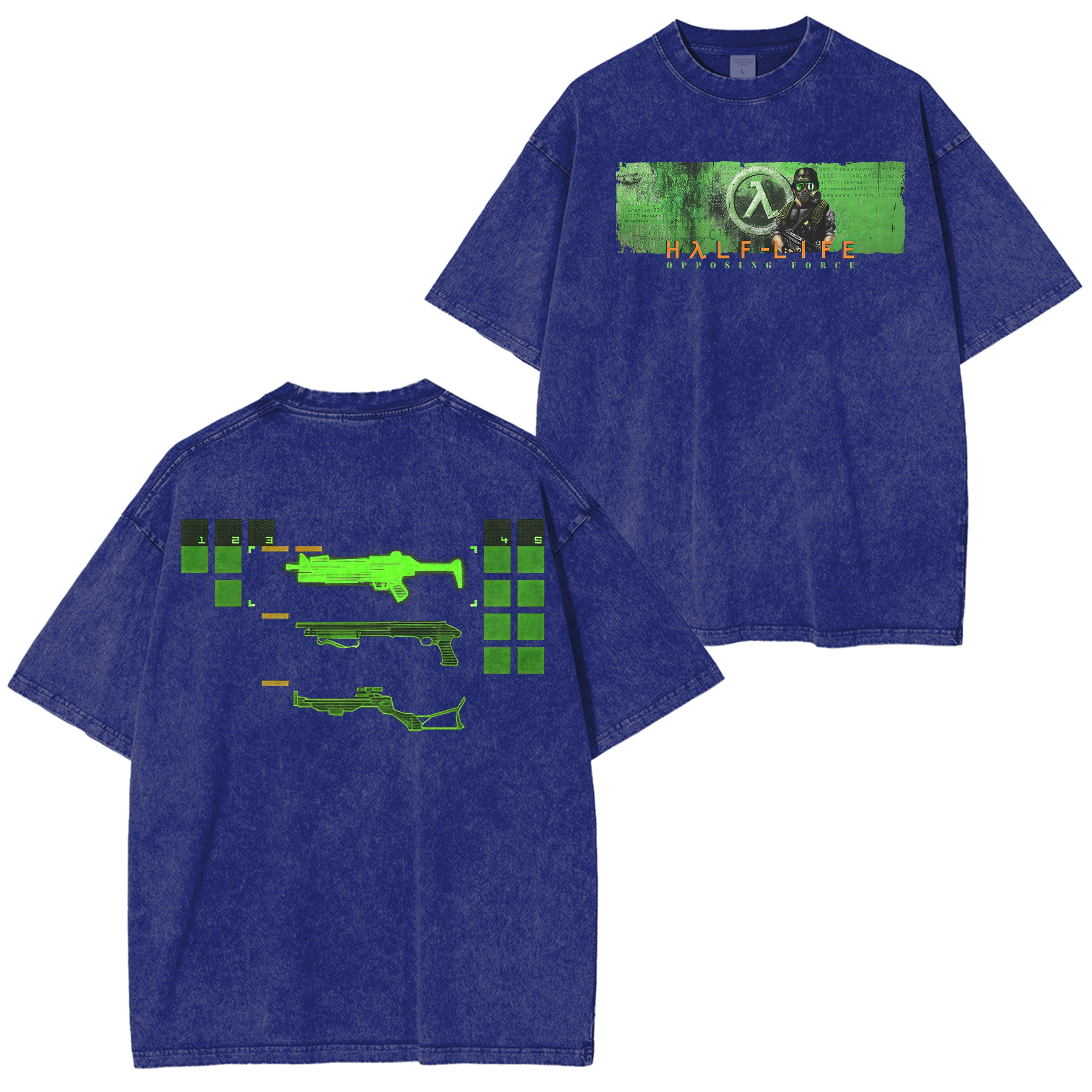Half-Life Opposing Force Valve  Unisex Washed T-Shirt