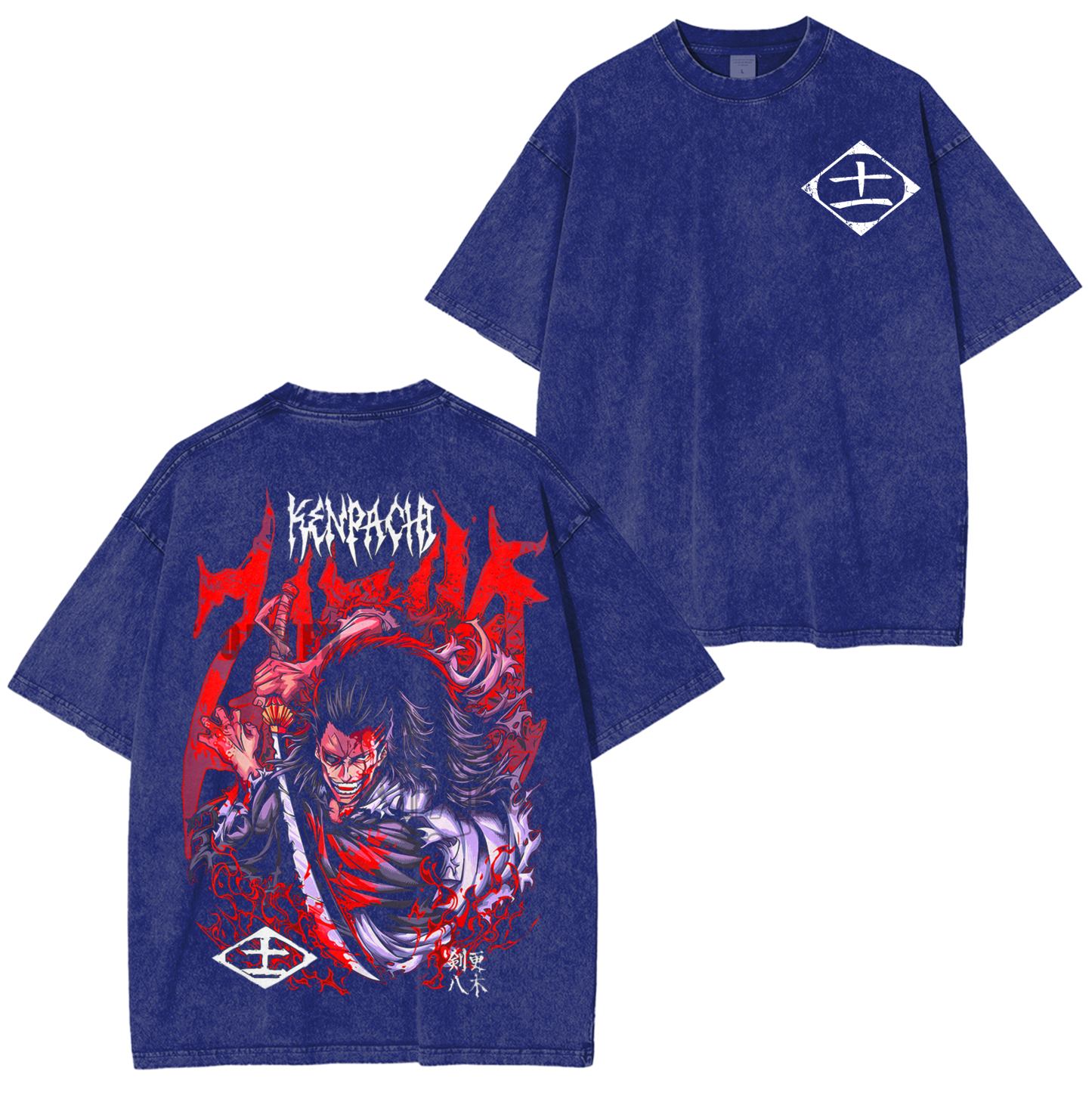 Kenpachi Zaraki,Bleach Anime Oversized T-shirt/Crewneck/Hoodie
