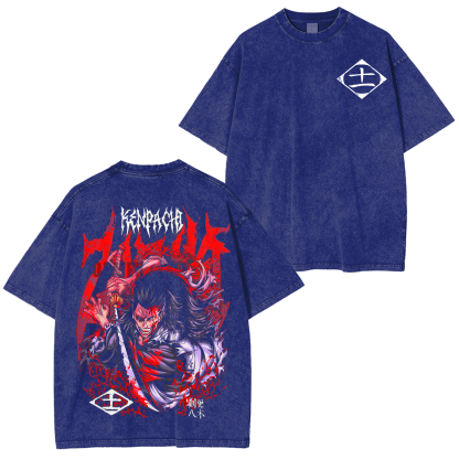 Kenpachi Zaraki,Bleach Anime Oversized T-shirt/Crewneck/Hoodie