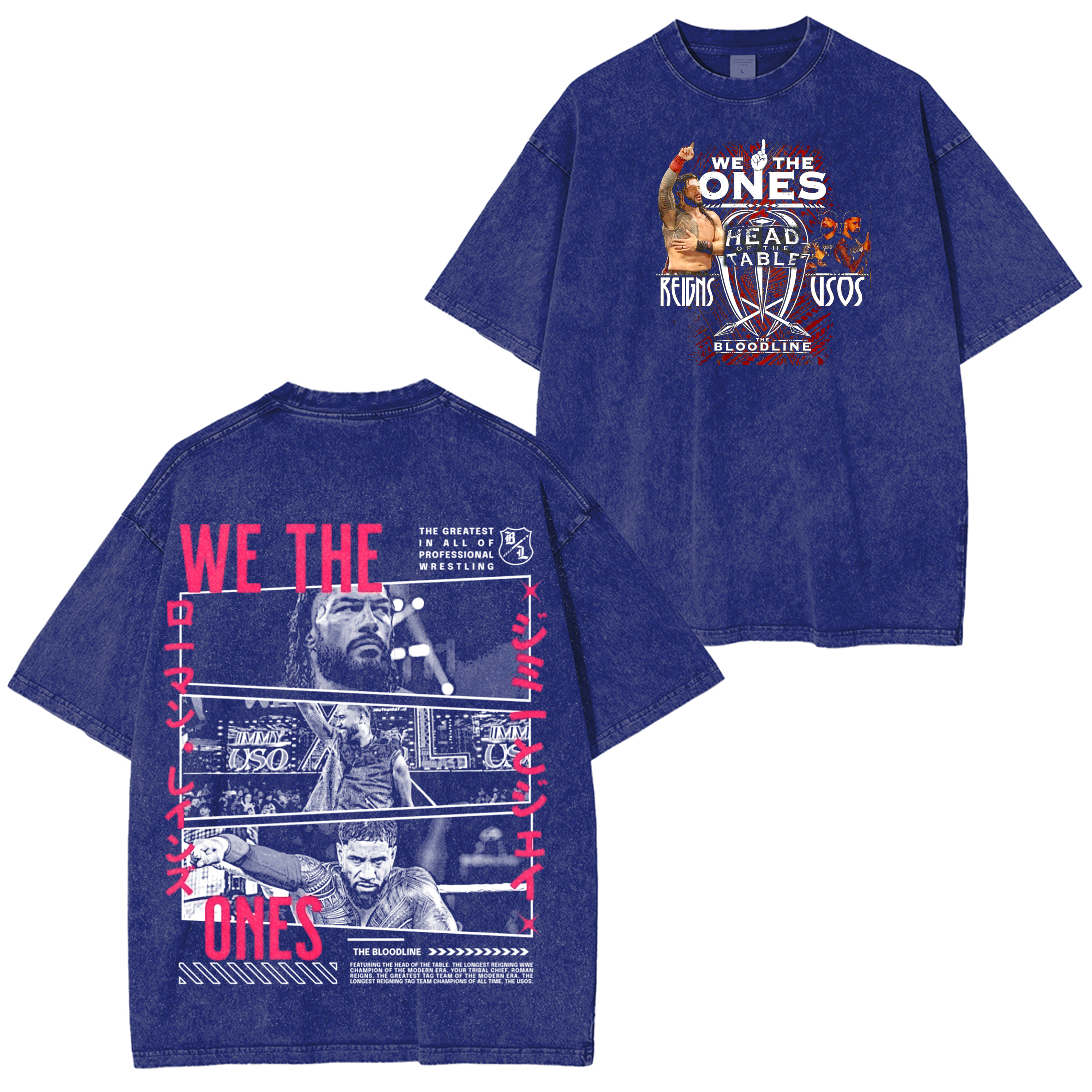 We The Ones,Roman Reigns WWE Oversized T-shirt/Crewneck/Hoodie