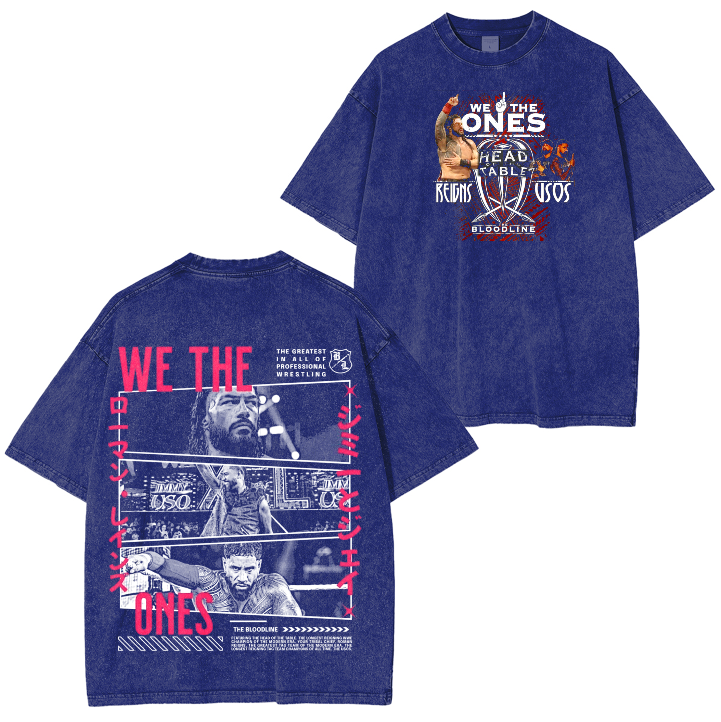 We The Ones,Roman Reigns WWE Oversized T-shirt/Crewneck/Hoodie