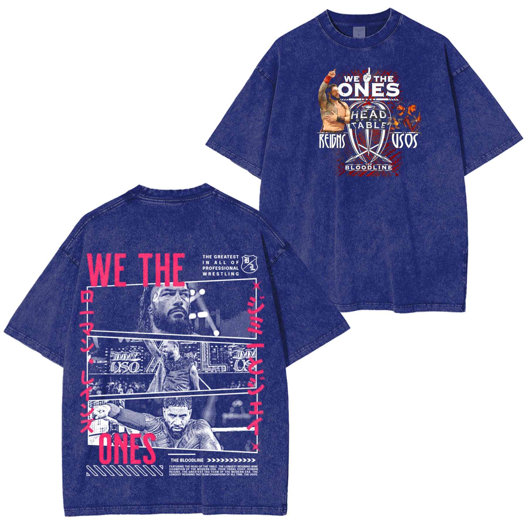 We The Ones,Roman Reigns WWE Oversized T-shirt/Crewneck/Hoodie