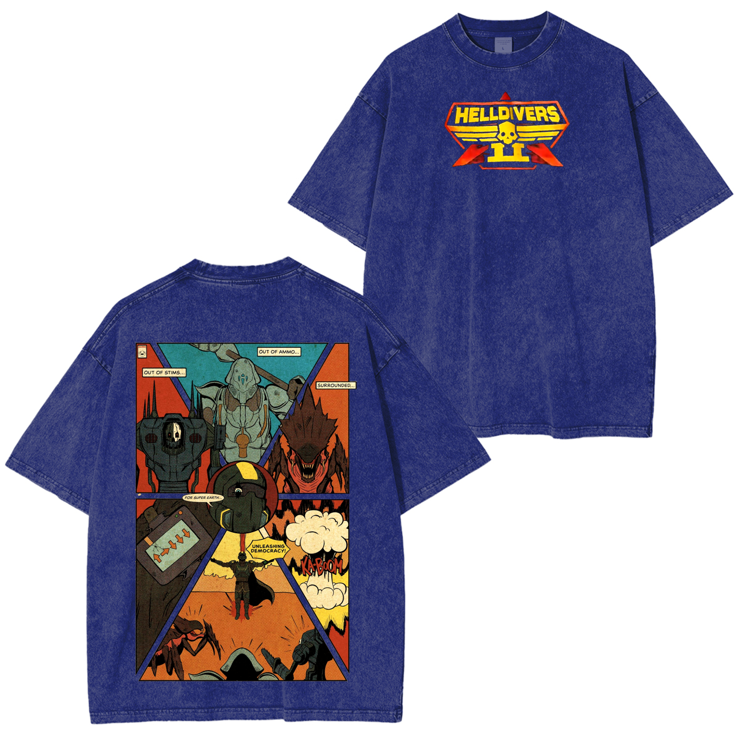 Helldivers 2 Oversized T-shirt/Crewneck/Hoodie