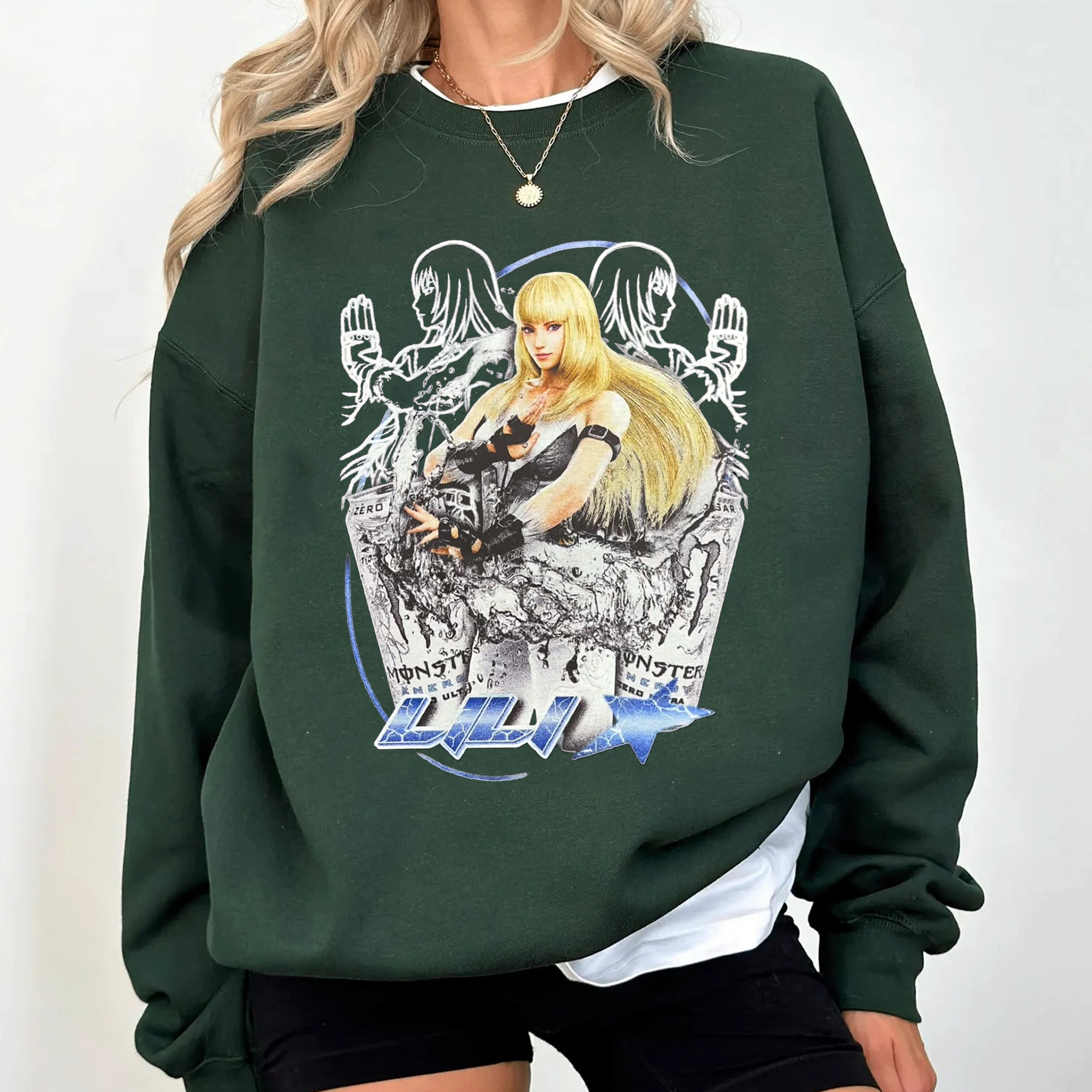 Lili Tekken 8 X Monster Energy Game Unisex T-shirt/Crewneck/Hoodie