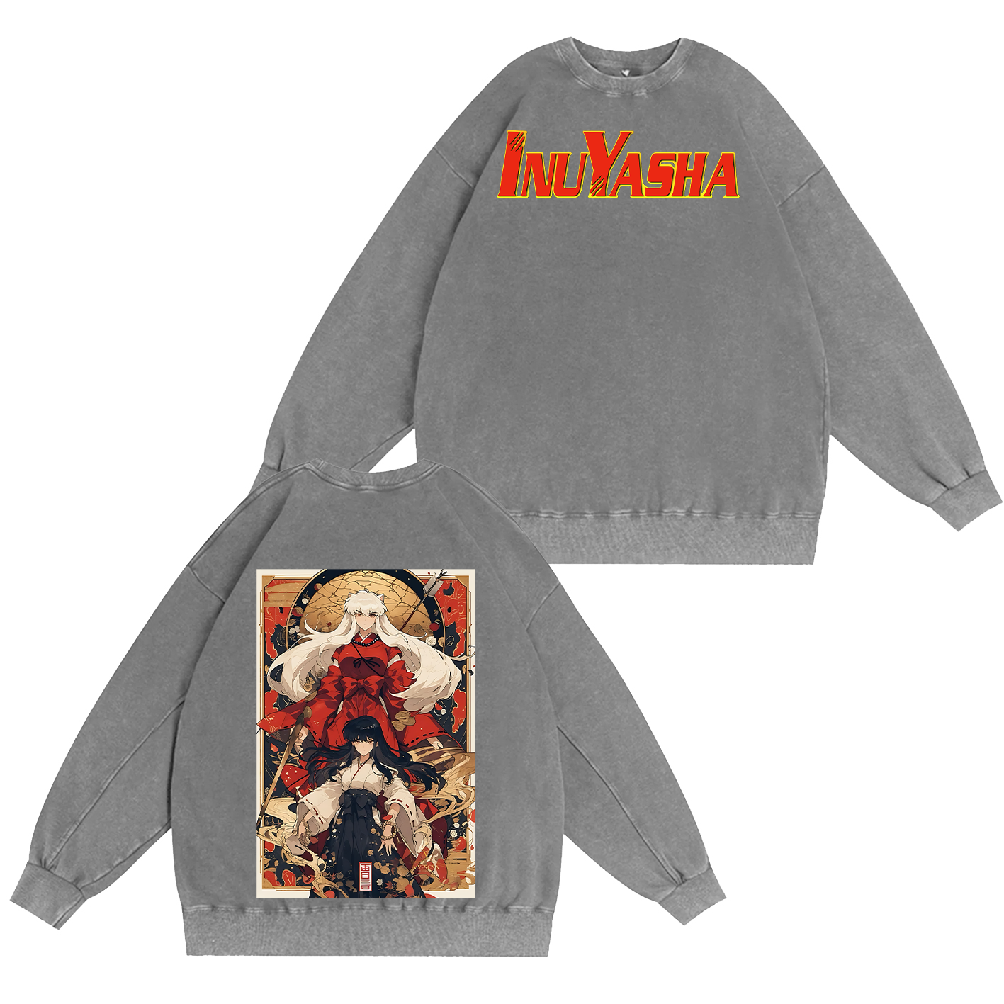 Inuyasha Vintage Unisex  Washed T-Shirt