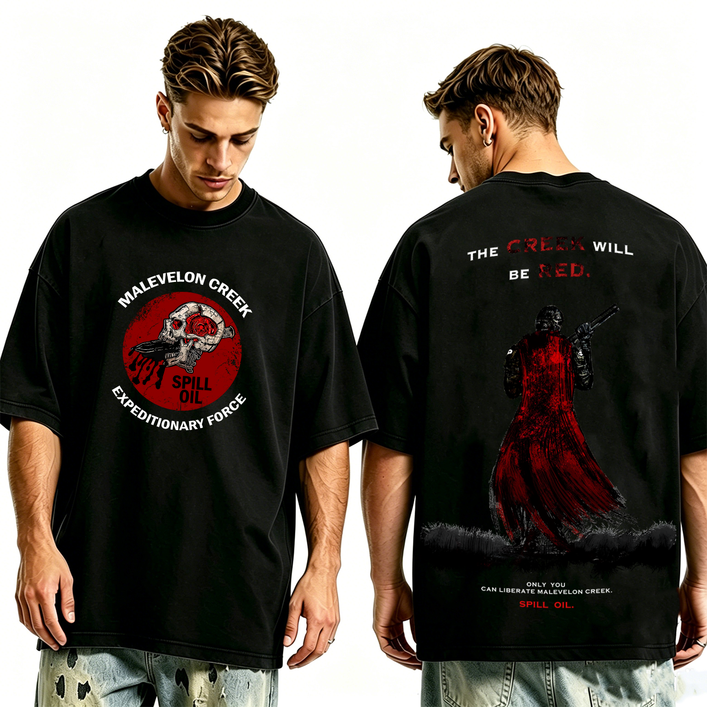 Helldivers 2 Game Washed T-shirt/Crewneck/Hoodie