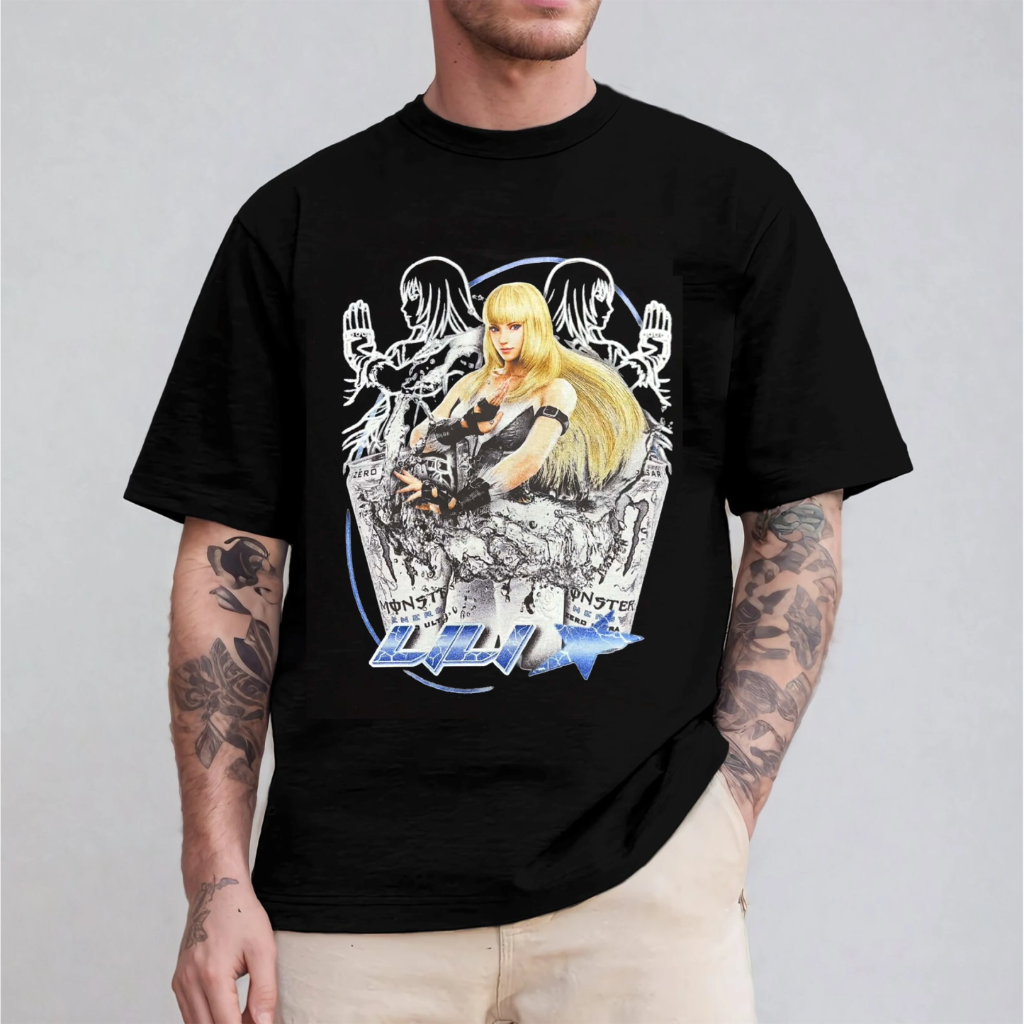 Lili Tekken 8 X Monster Energy Game Unisex T-shirt/Crewneck/Hoodie