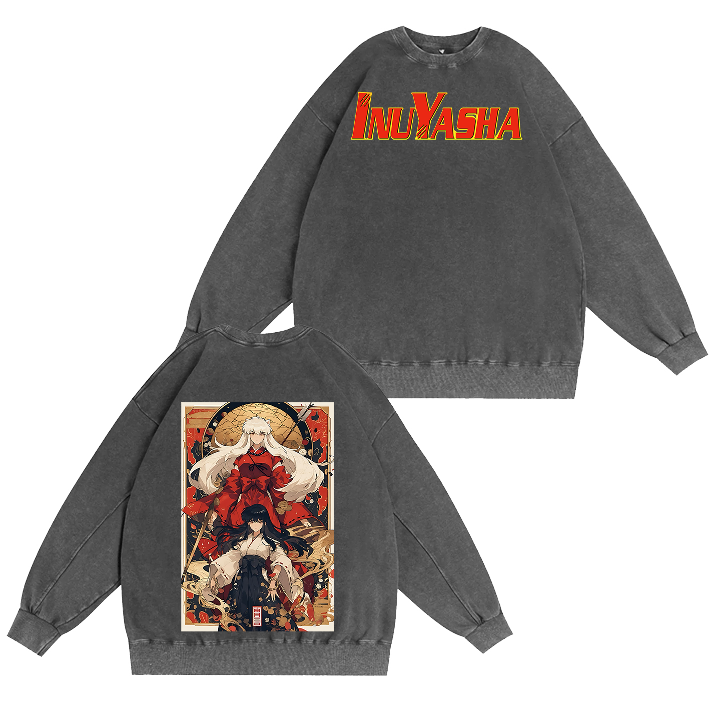Inuyasha Vintage Unisex  Washed T-Shirt