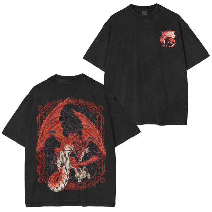 Rathalos the King of the Skies Unisex Washed T-Shirt