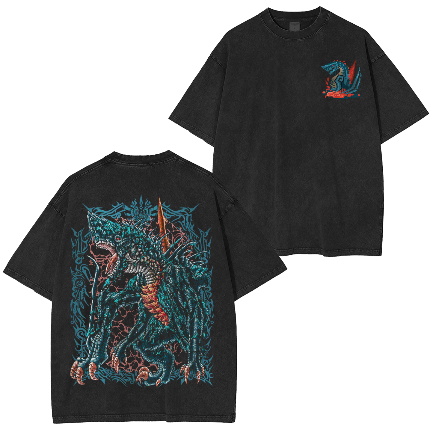 Gogmazios the Tar Dragon Unisex Washed T-Shirt