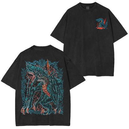 Gogmazios the Tar Dragon  Unisex Washed T-Shirt