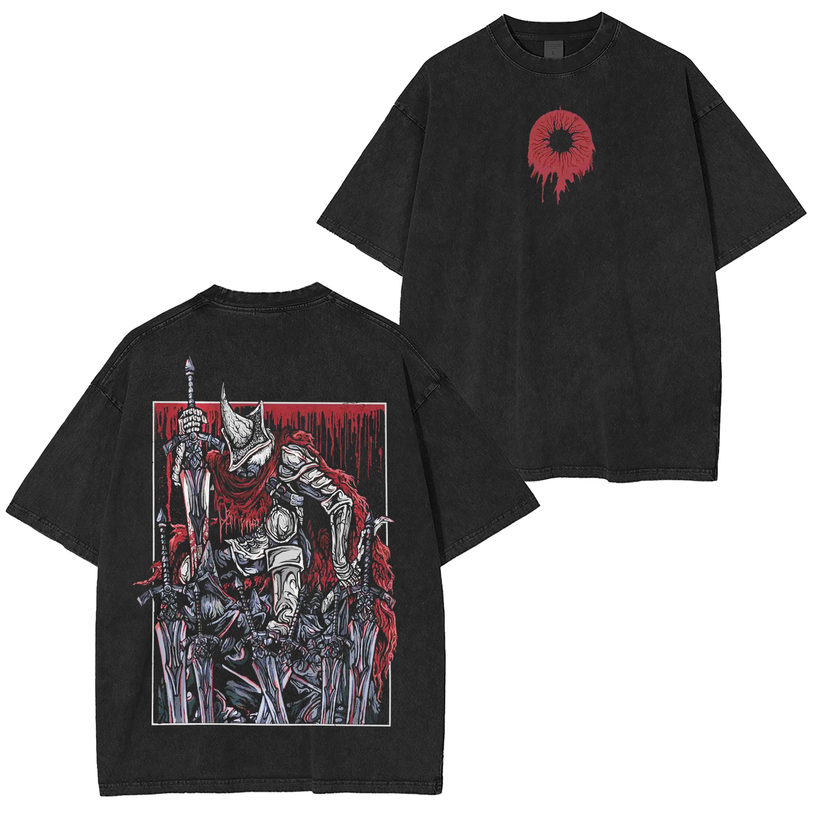 Abyss Watchers Game Unisex Washed T-Shirt