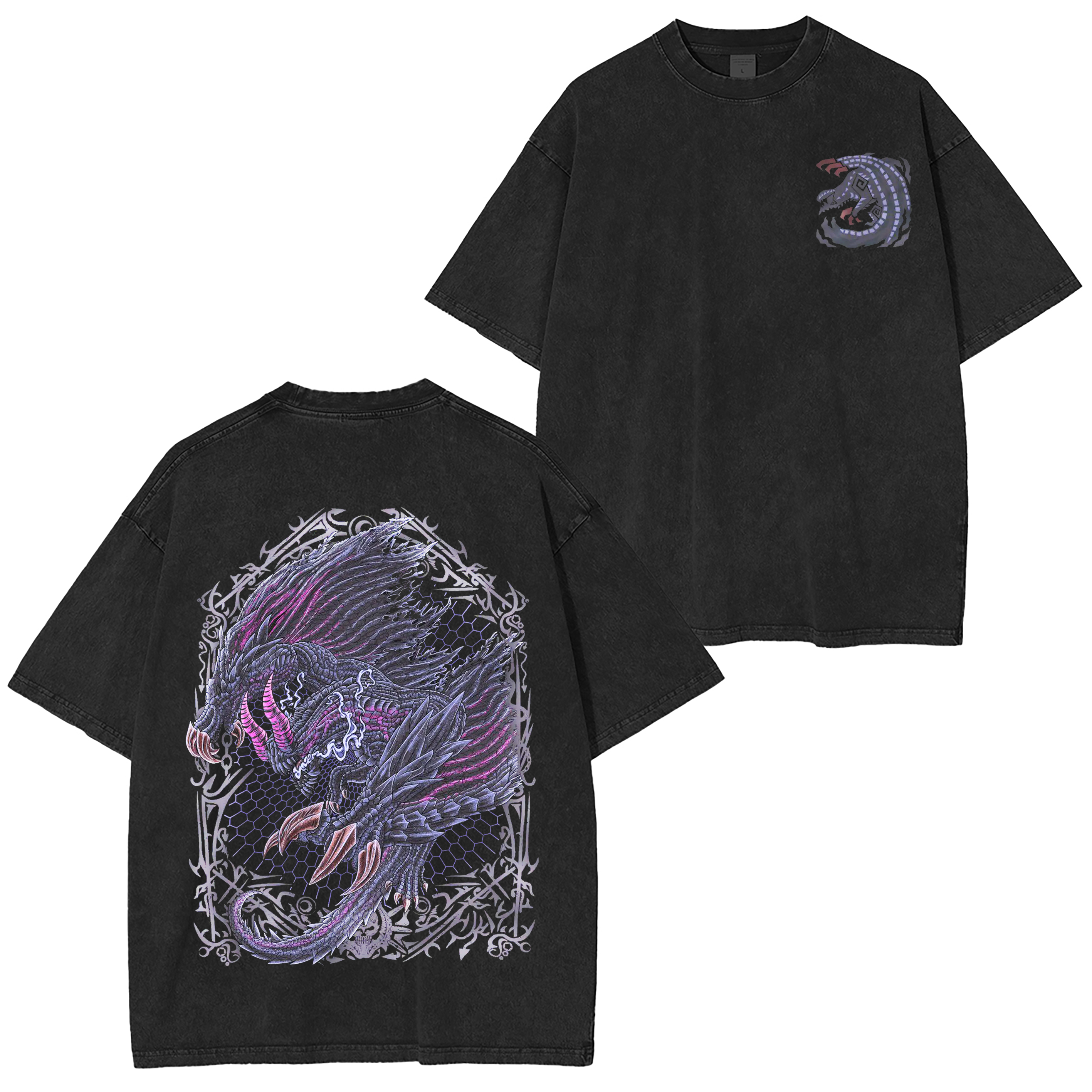 Gore Magala the Black Eclipse Game Unisex Washed T-Shirt