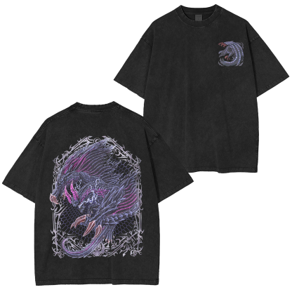 Gore Magala the Black Eclipse Game Unisex Washed T-Shirt