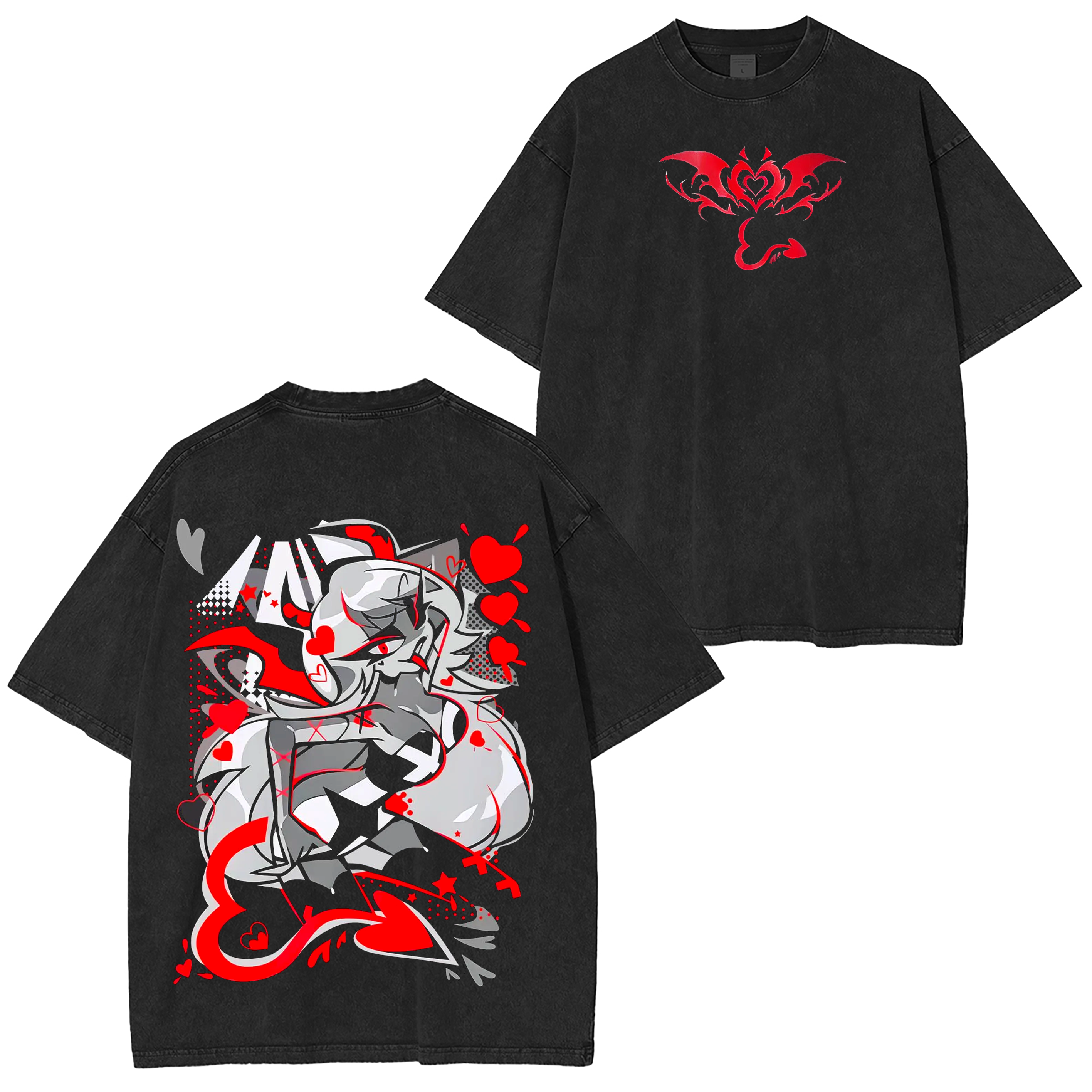 Verosika Mayday Valentine , Hazbin Hotel Anime Unisex Washed T-Shirt