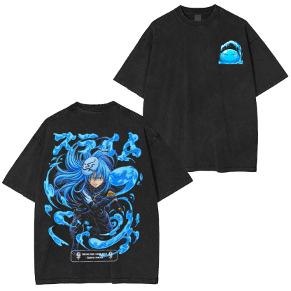Rimuru Tempest Anime Unisex Washed T-Shirt