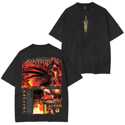 Alatreon,Monster Hunter Unisex Washed T-Shirt