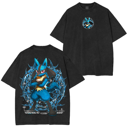 Pokemon anime Unisex Washed T-Shirt