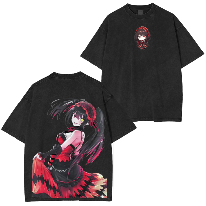 Kurumi Tokisaki Vintage Unisex Washed T-Shirt