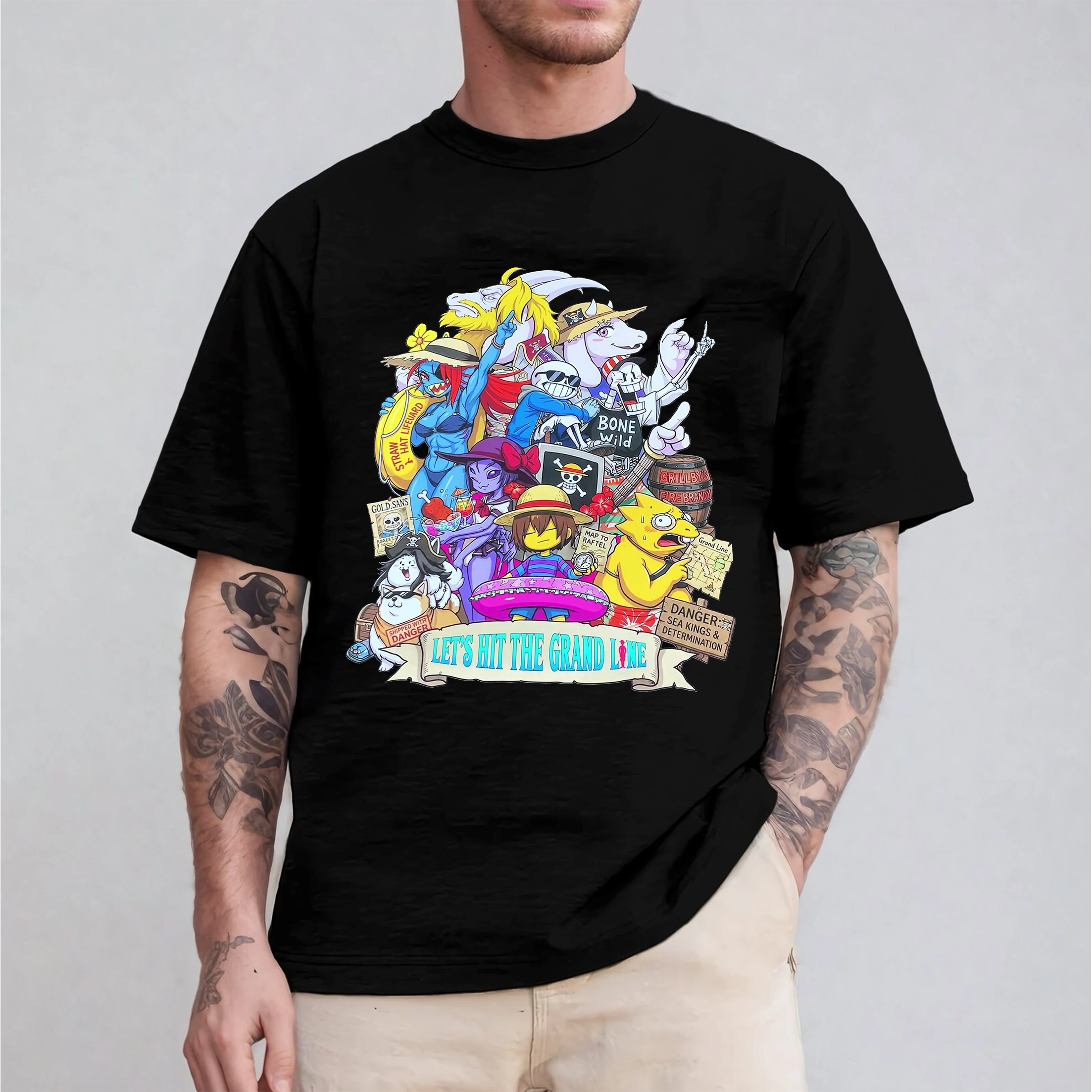 Undertale x One Piece  Graphic Unisex T-shirt/Crewneck/Hoodie