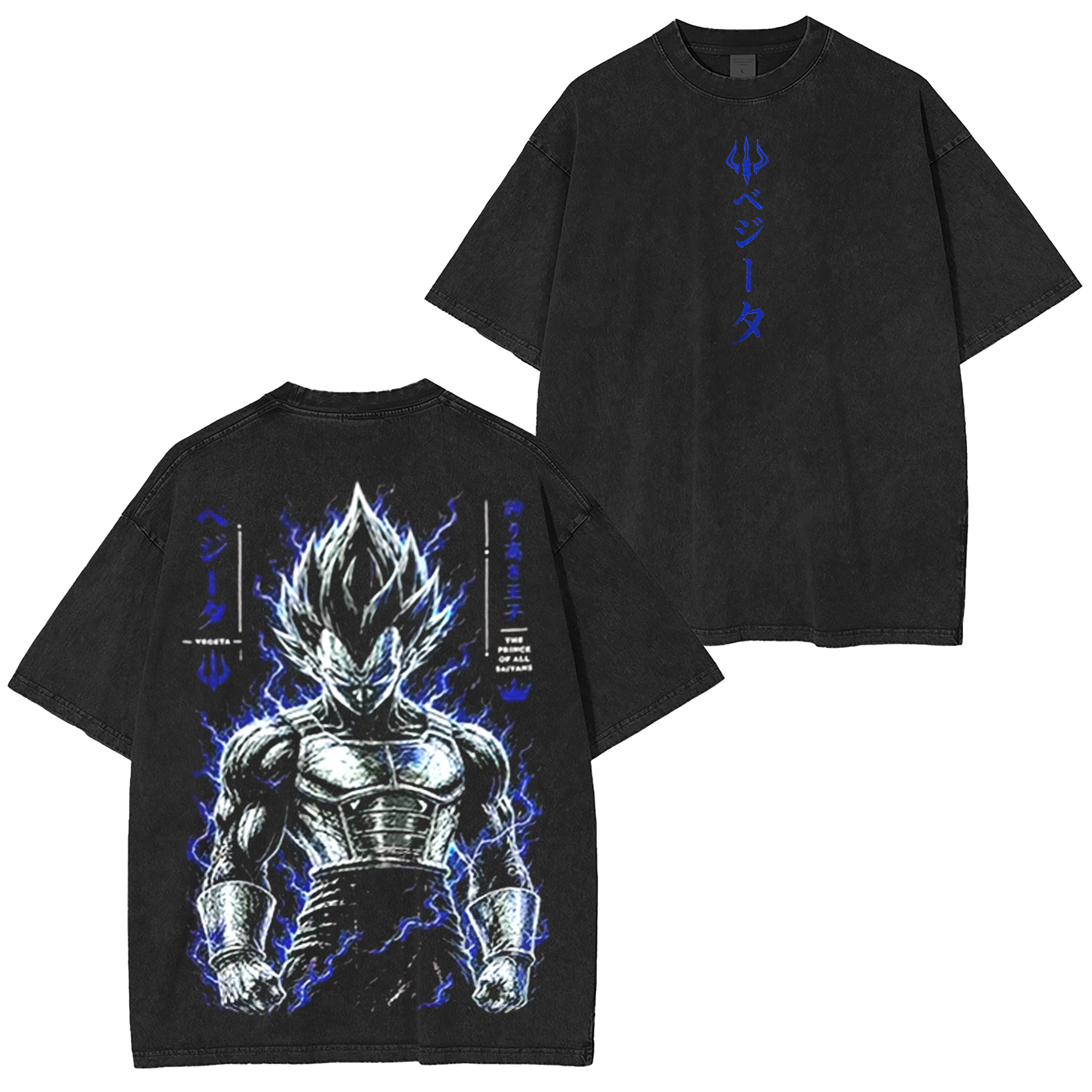 Vegeta Dragon Ball Z Unisex Washed T-Shirt