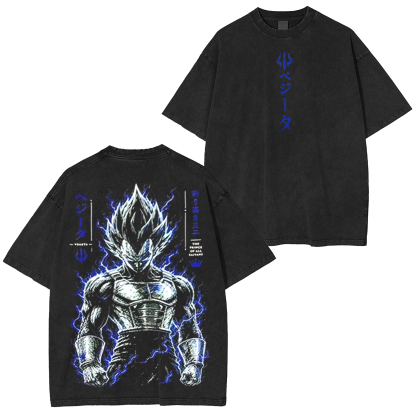 Vegeta Dragon Ball Z Unisex Washed T-Shirt