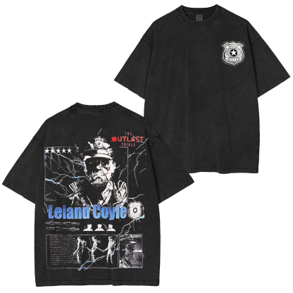 The Outlast Trials Game Unisex Washed T-Shirt