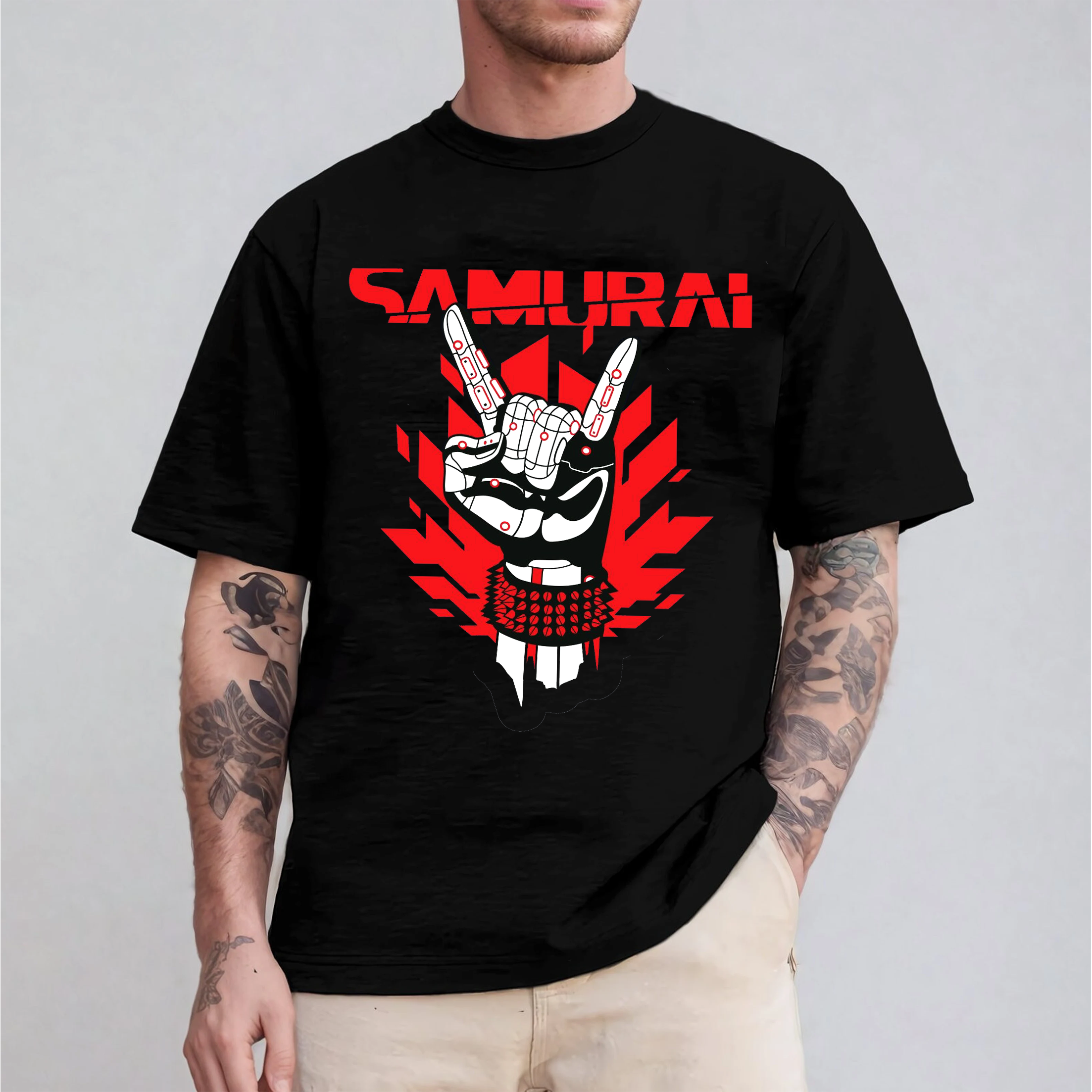 Samurai The Ballad Of Buck Ravers Cyberpunk 2077 Unisex T-shirt/Crewneck/Hoodie