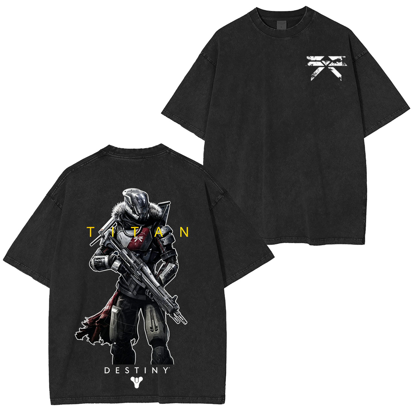 Destiny 2 Titan Game Unisex Washed T-Shirt