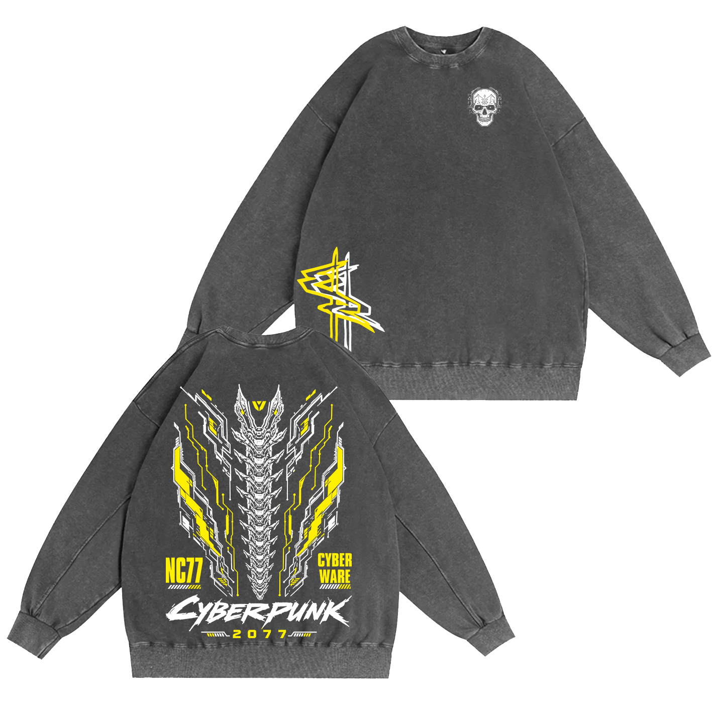 Cyberpunk 2077 Washed T-shirt/Crewneck/Hoodie