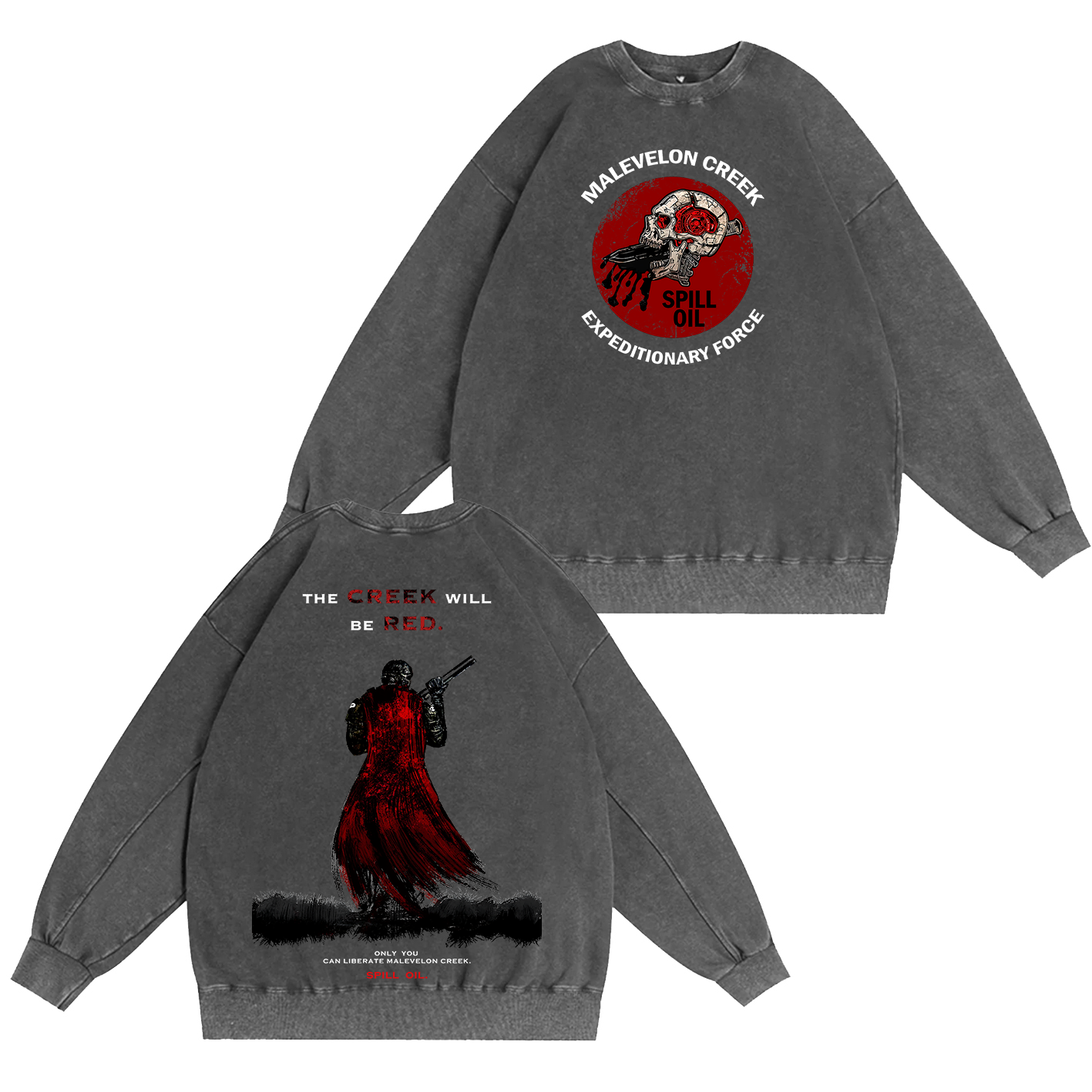 Helldivers 2 Game Washed T-shirt/Crewneck/Hoodie