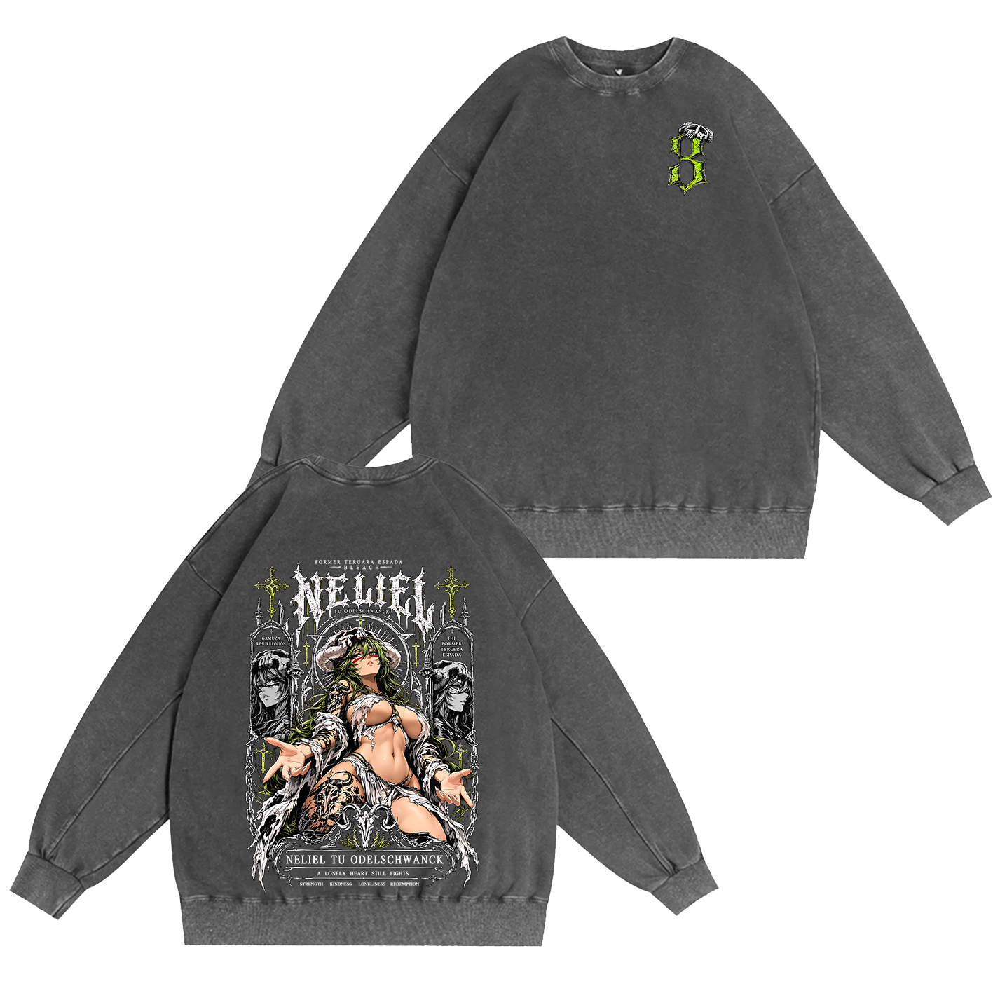 Bleach Nelliel Tu Odelschwanck Oversized T-shirt/Crewneck/Hoodie