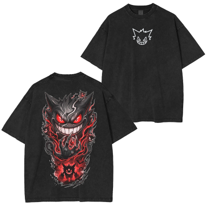 Gengar pokemon Oversized T-shirt/Crewneck/Hoodie
