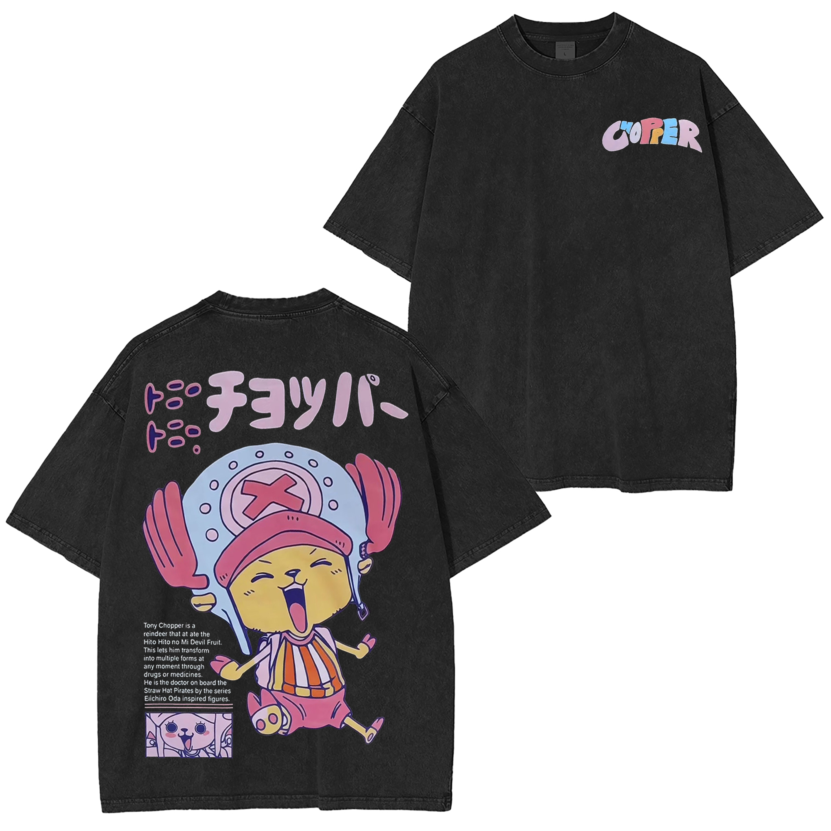 Tony Tony Chopper Anime Oversized T-shirt/Crewneck/Hoodie