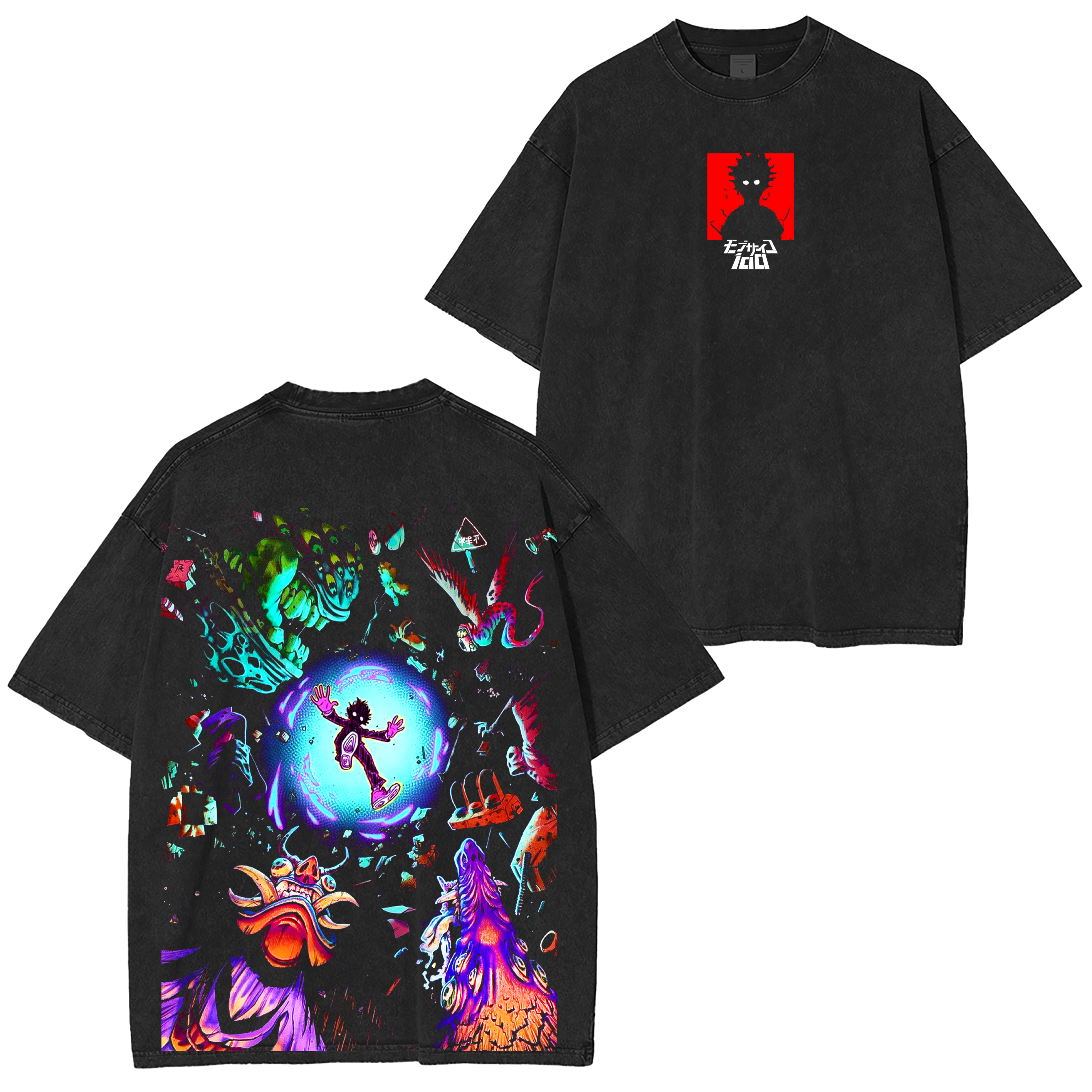 Shigeo Kageyama,Mob Psycho 100 Anime Unisex Washed T-Shirt