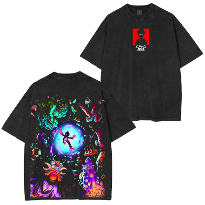 Shigeo Kageyama,Mob Psycho 100 Anime Unisex Washed T-Shirt