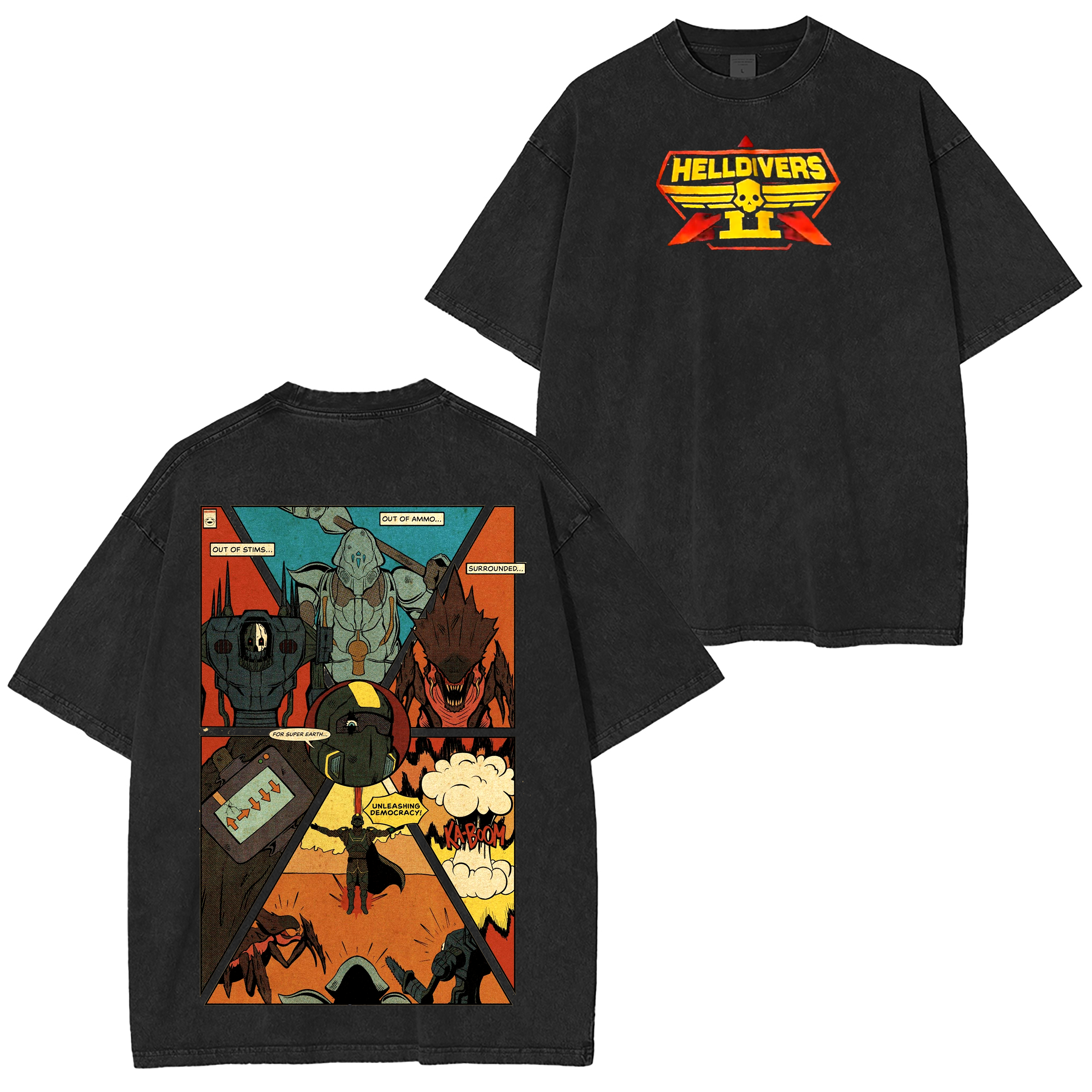 Helldivers 2 Oversized T-shirt/Crewneck/Hoodie