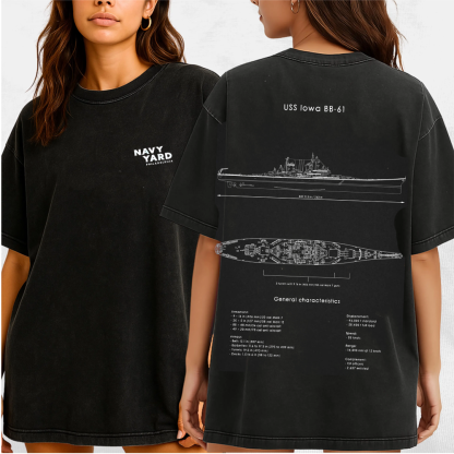 USS New Jersey BB-62 Oversized Unisex T-shirt/Crewneck/Hoodie